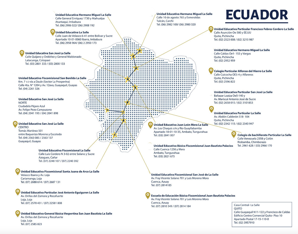 Mapa Ecuador 2018